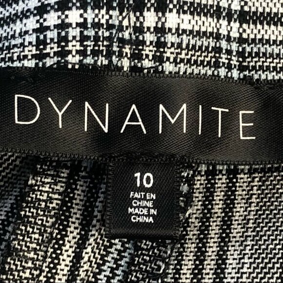 DYNAMITE Plaid Pants Size 10 - Picture 9 of 11